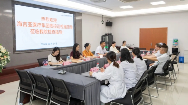 永鼎通讯丨凝心聚力 共进共促——海吉亚医疗巡检组莅临苏州永鼎医院开展2024年中巡检工作